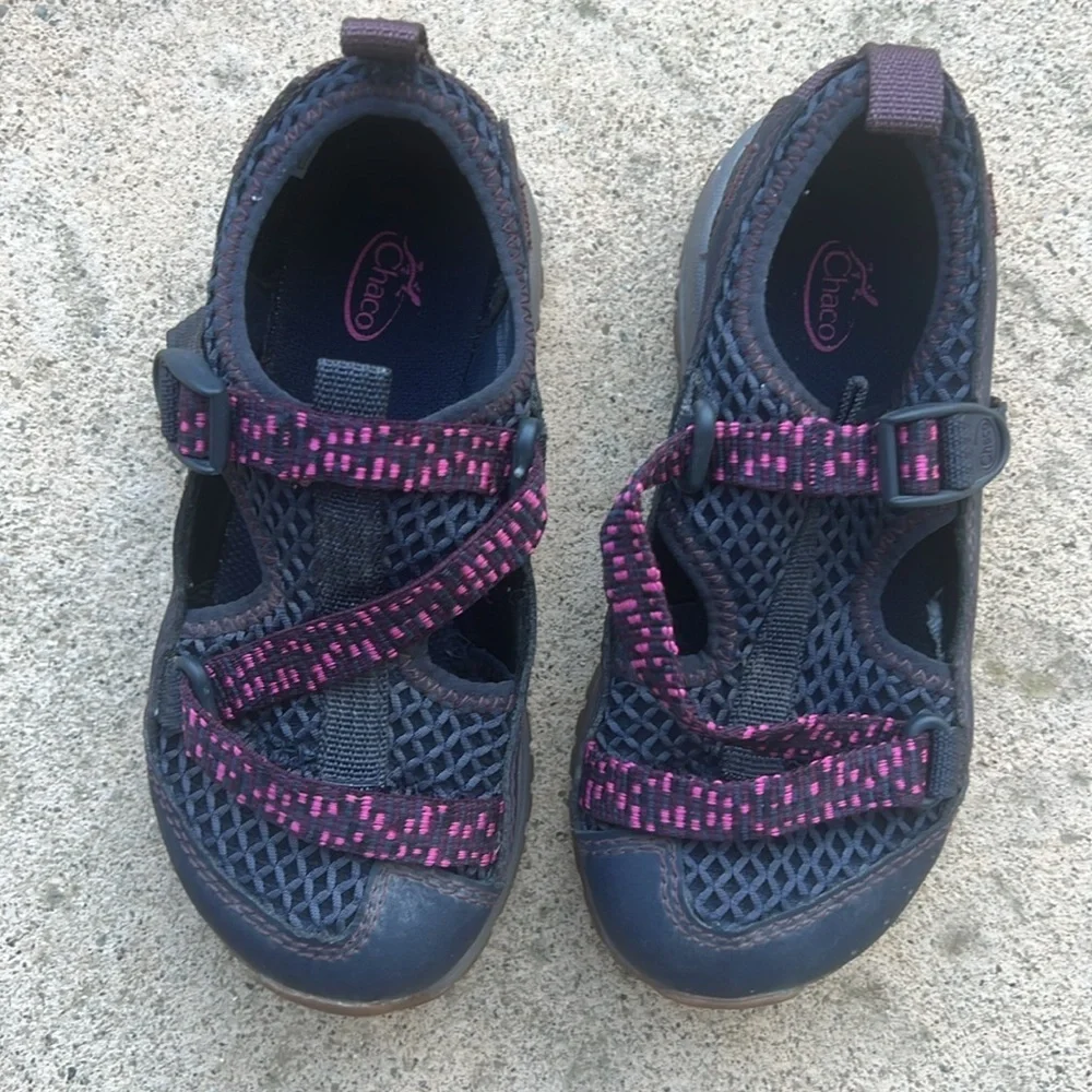 Chaco Odessey Kids Blue Strap Water Shoe Sandal Toddler Size 11